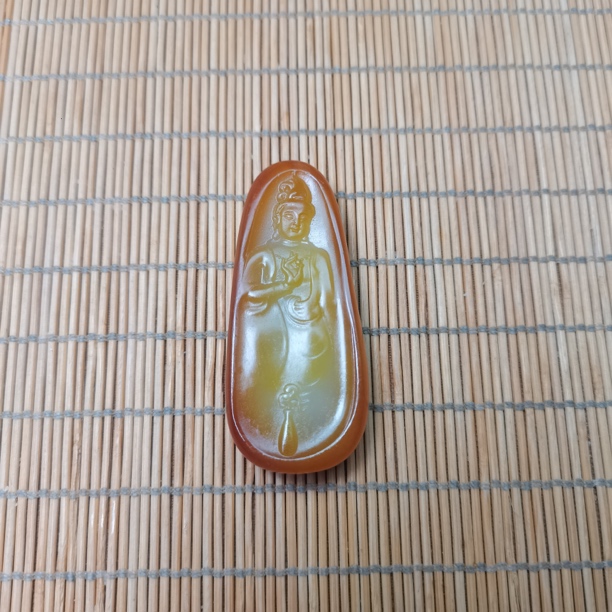新疆和田玉净瓶观音36克