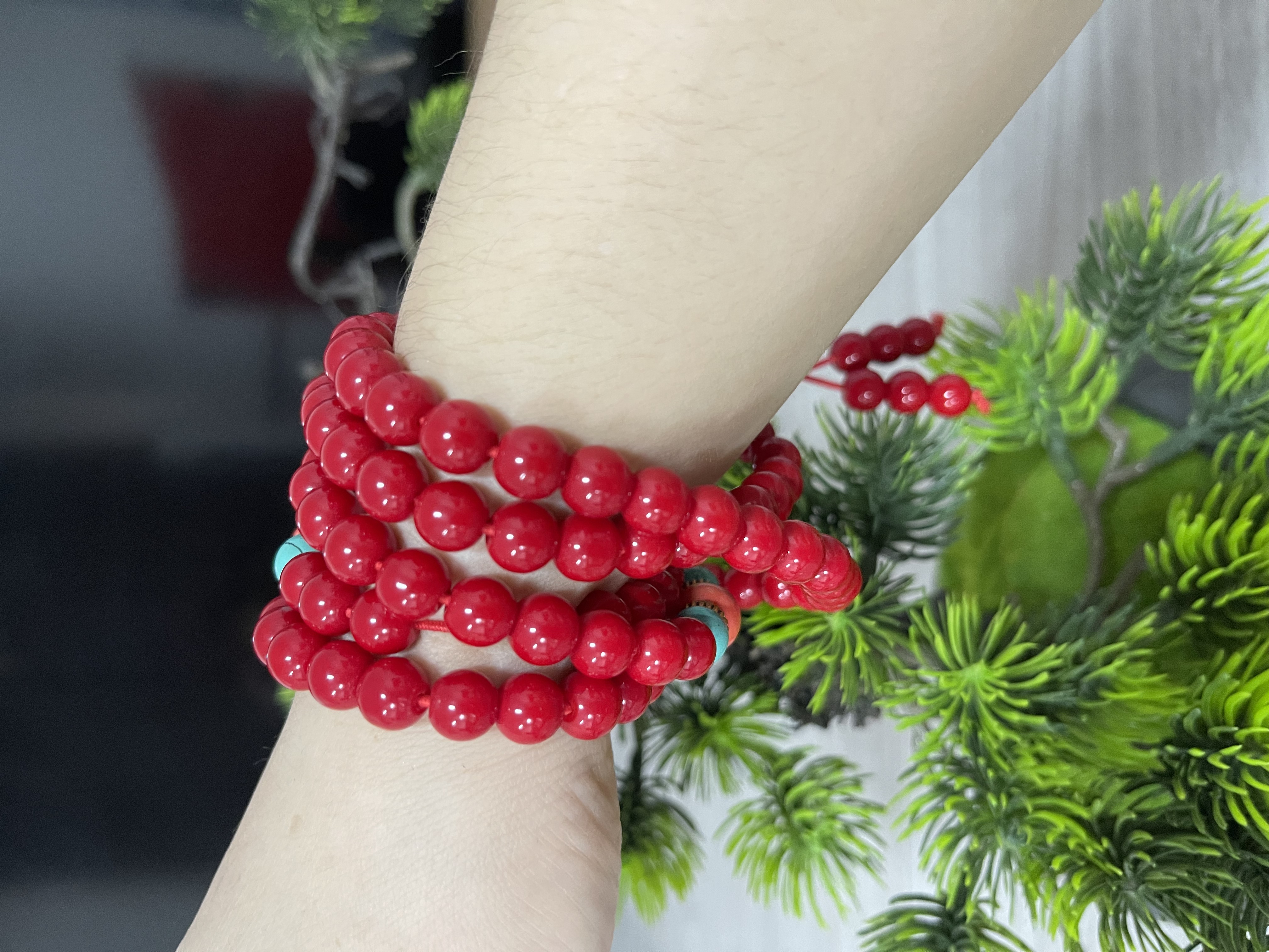 YS0113 红姑娘108手串（无礼盒）