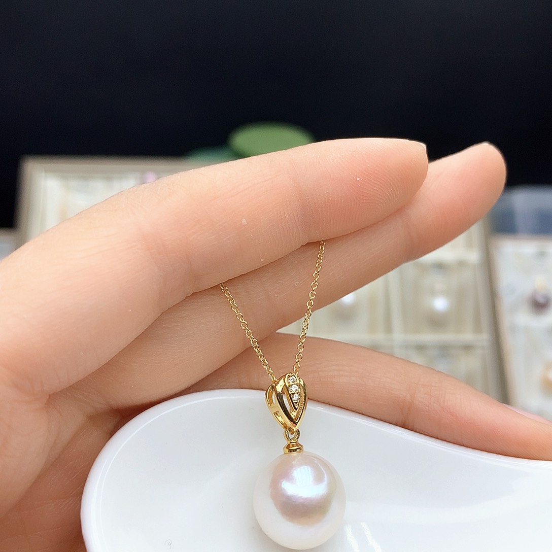 淡水珍珠合金颈饰