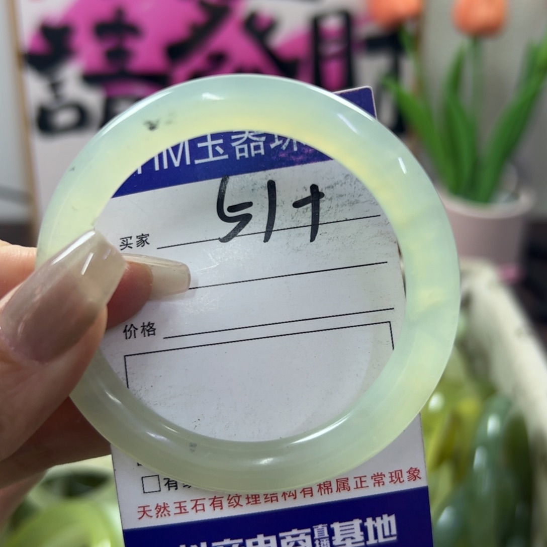 蛇纹石玉手镯未镶嵌287