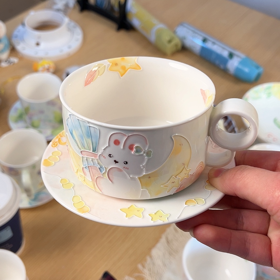 景德镇手绘陶瓷杯子