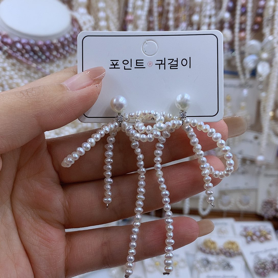 项链银S925镀金镶嵌淡水珍珠