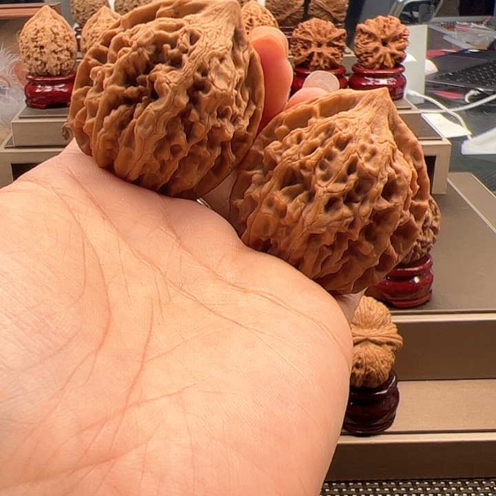 把件文玩核桃41 寿桃 o-017