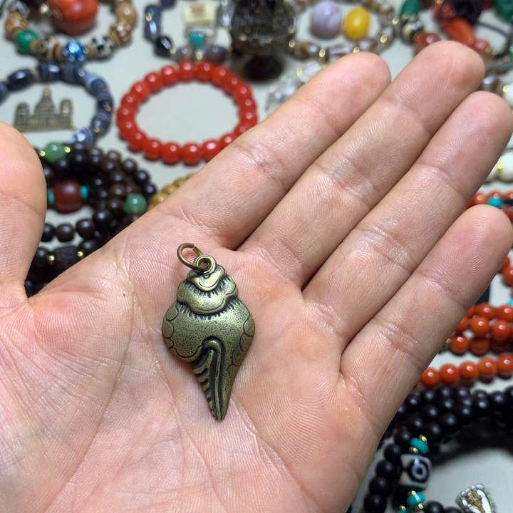 星月菩提吊坠海螺挂脖