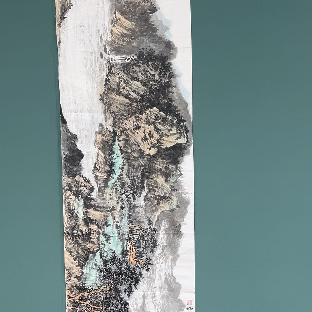 国画张宇老师手绘作品