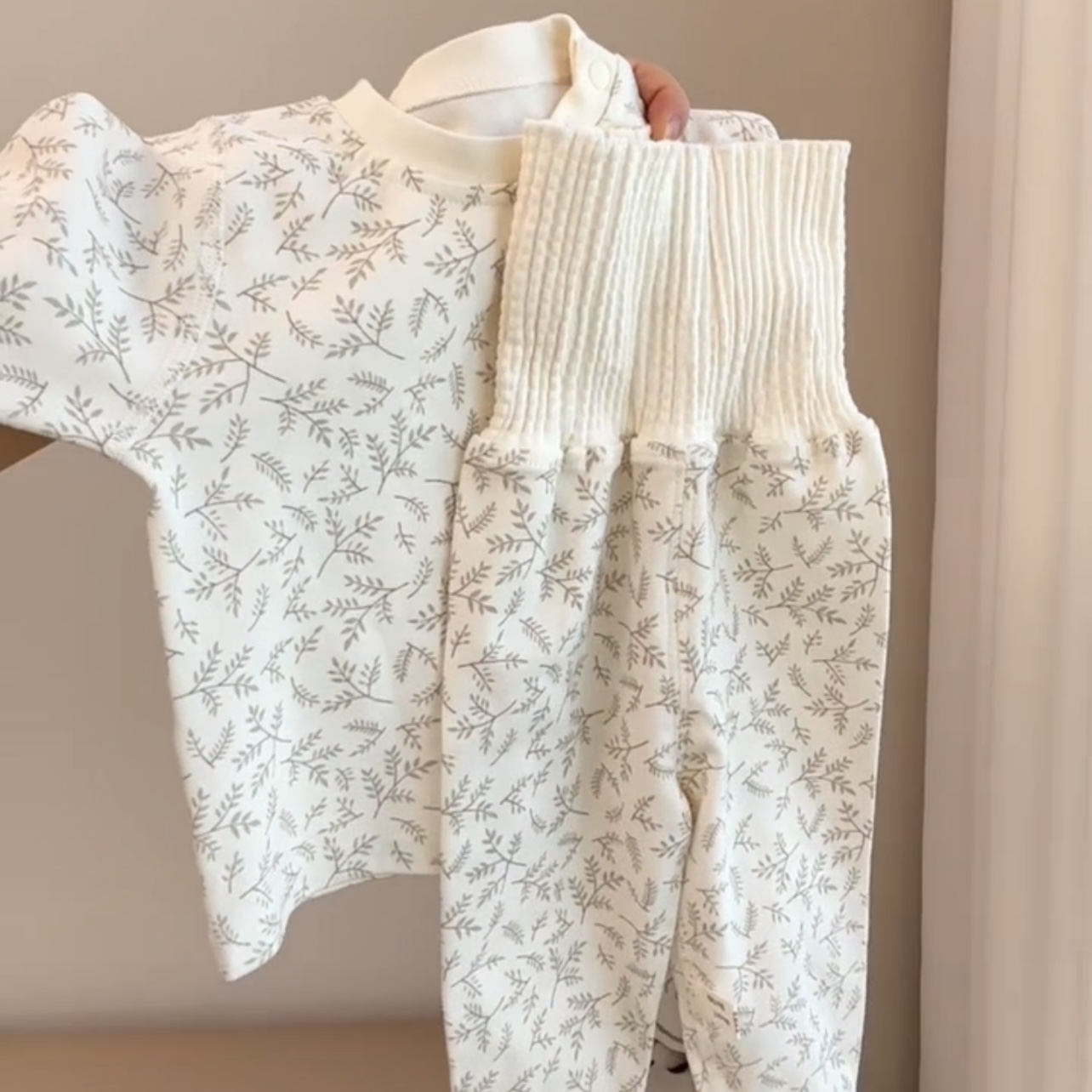 婴幼儿婴儿春秋衣服秋衣宝宝纯棉透气打底分体秋衣套套装秋裤