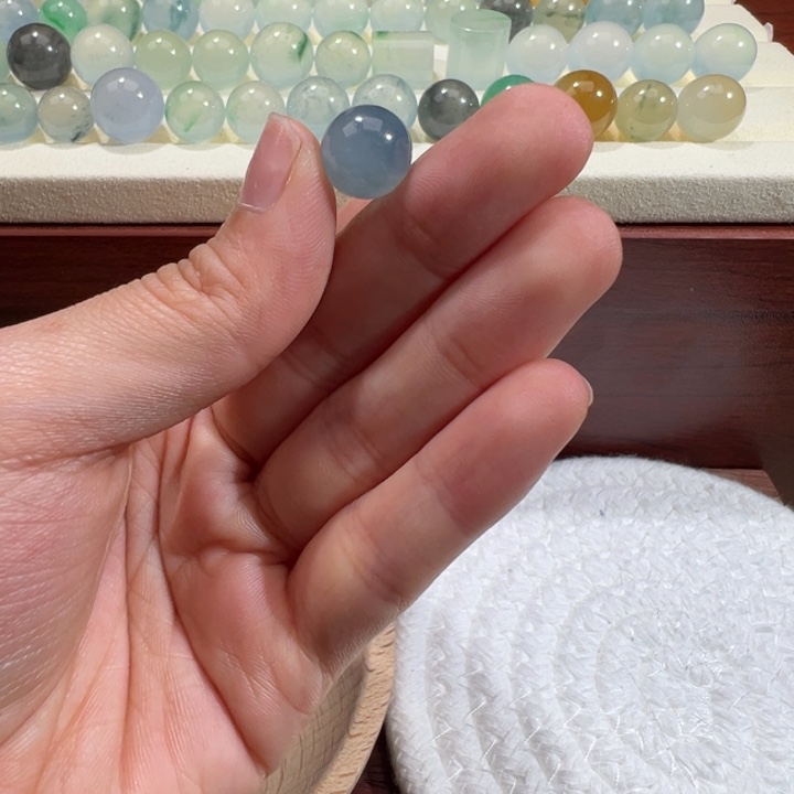 翡翠散珠天然缅甸翡翠A货10.8