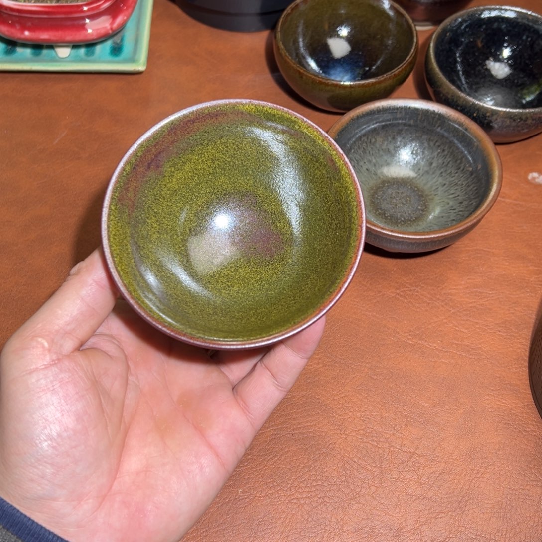 茶盏柴烧建窑建盏茶盏