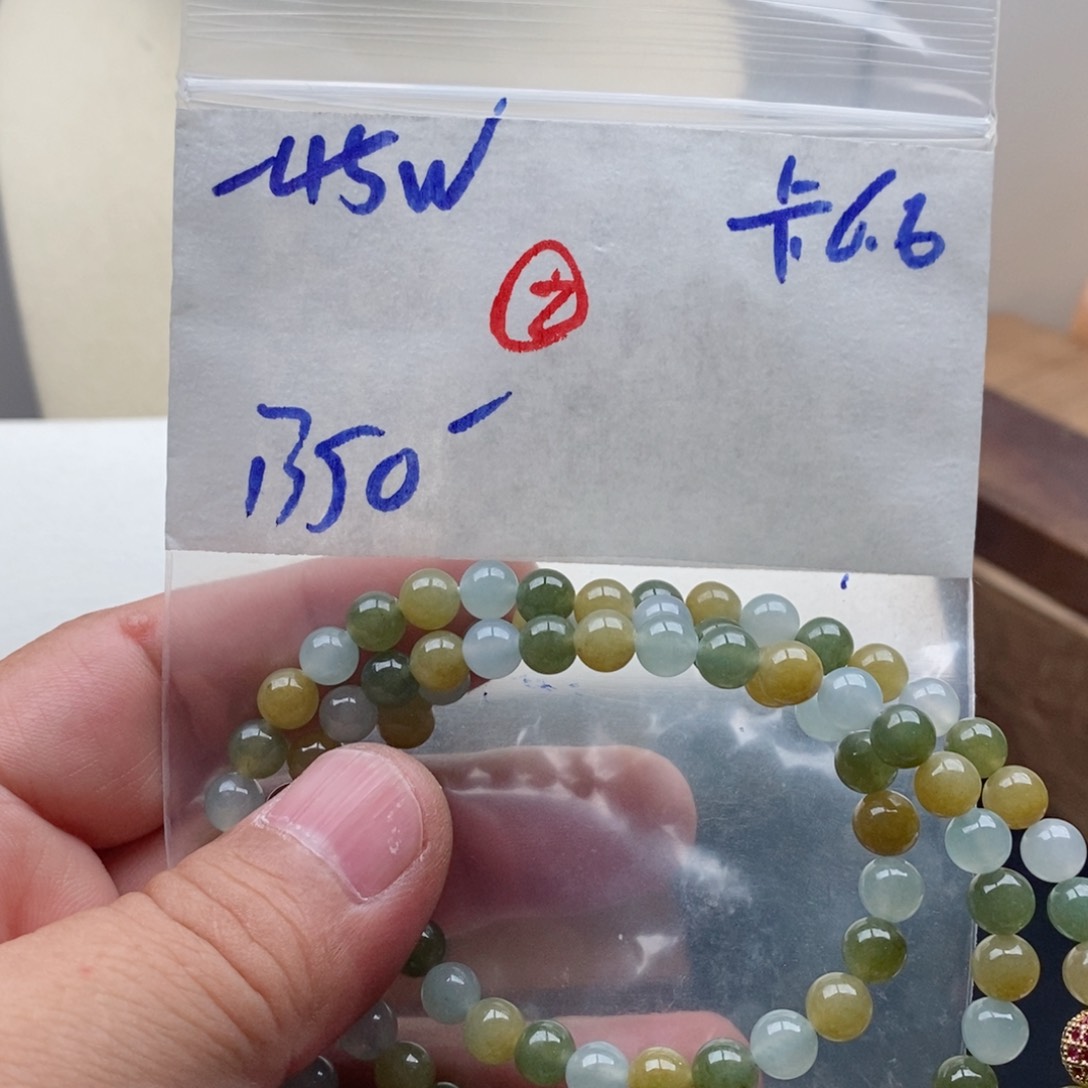定制翡翠未镶嵌翡翠珠链