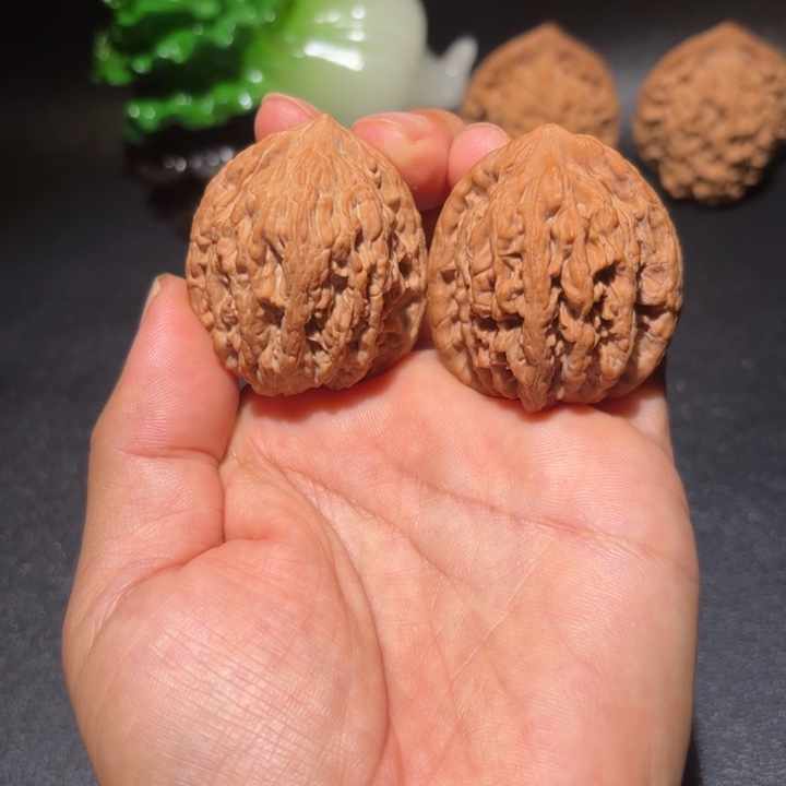 吊坠文玩核桃文玩核桃吊坠麦穗虎头38