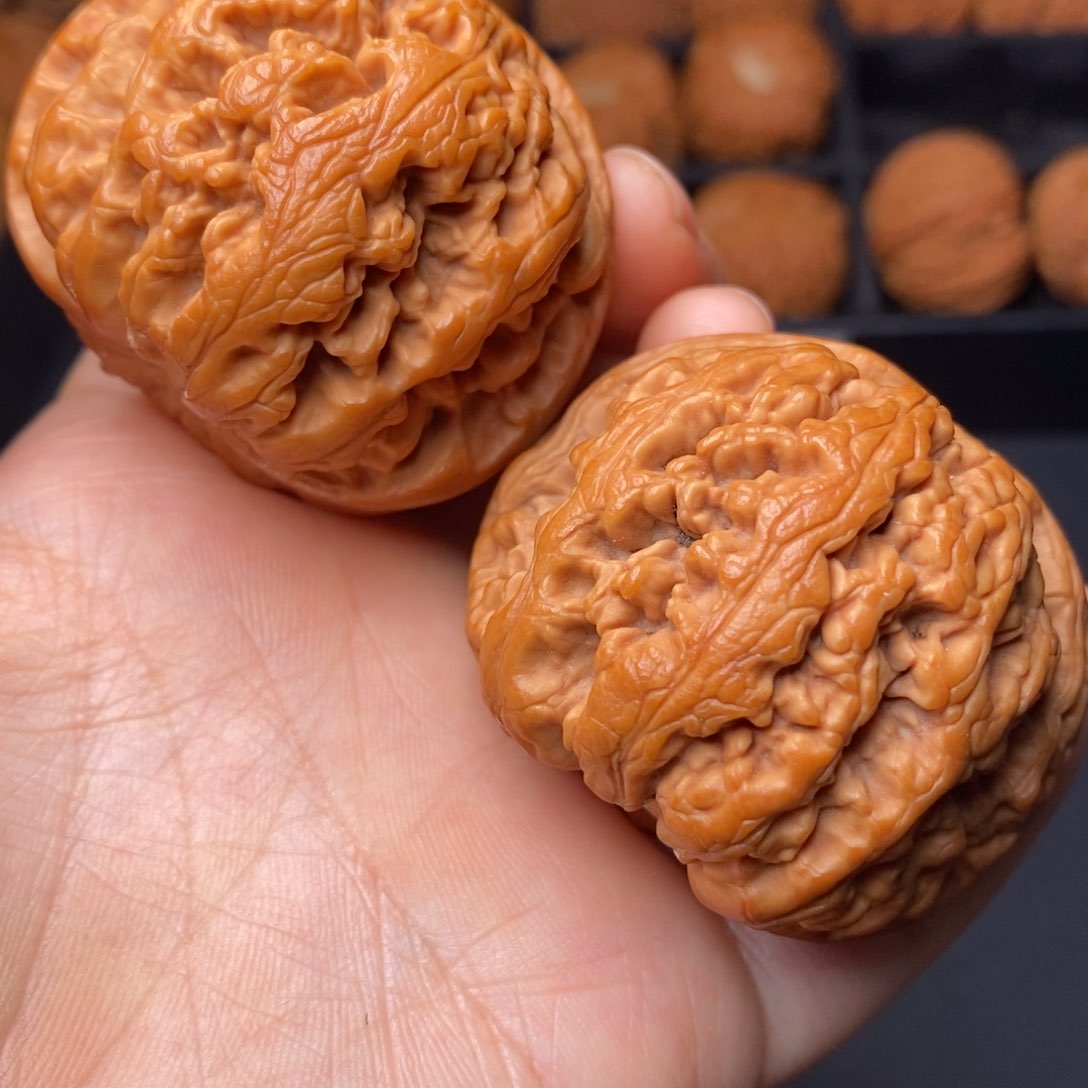 文玩核桃把件秦岭野生核桃
