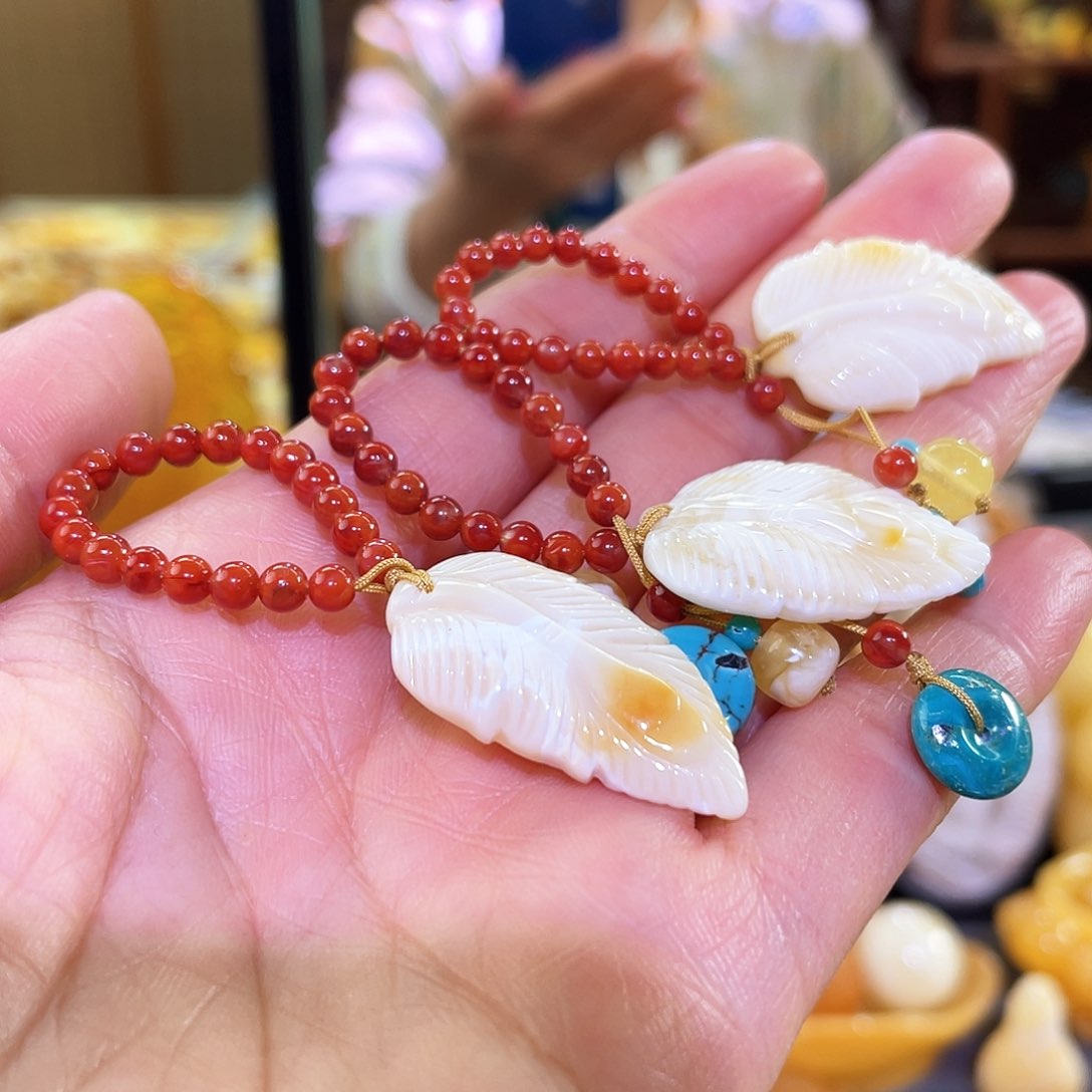 琥珀颈饰未镶嵌蜜蜡指链多样性发货