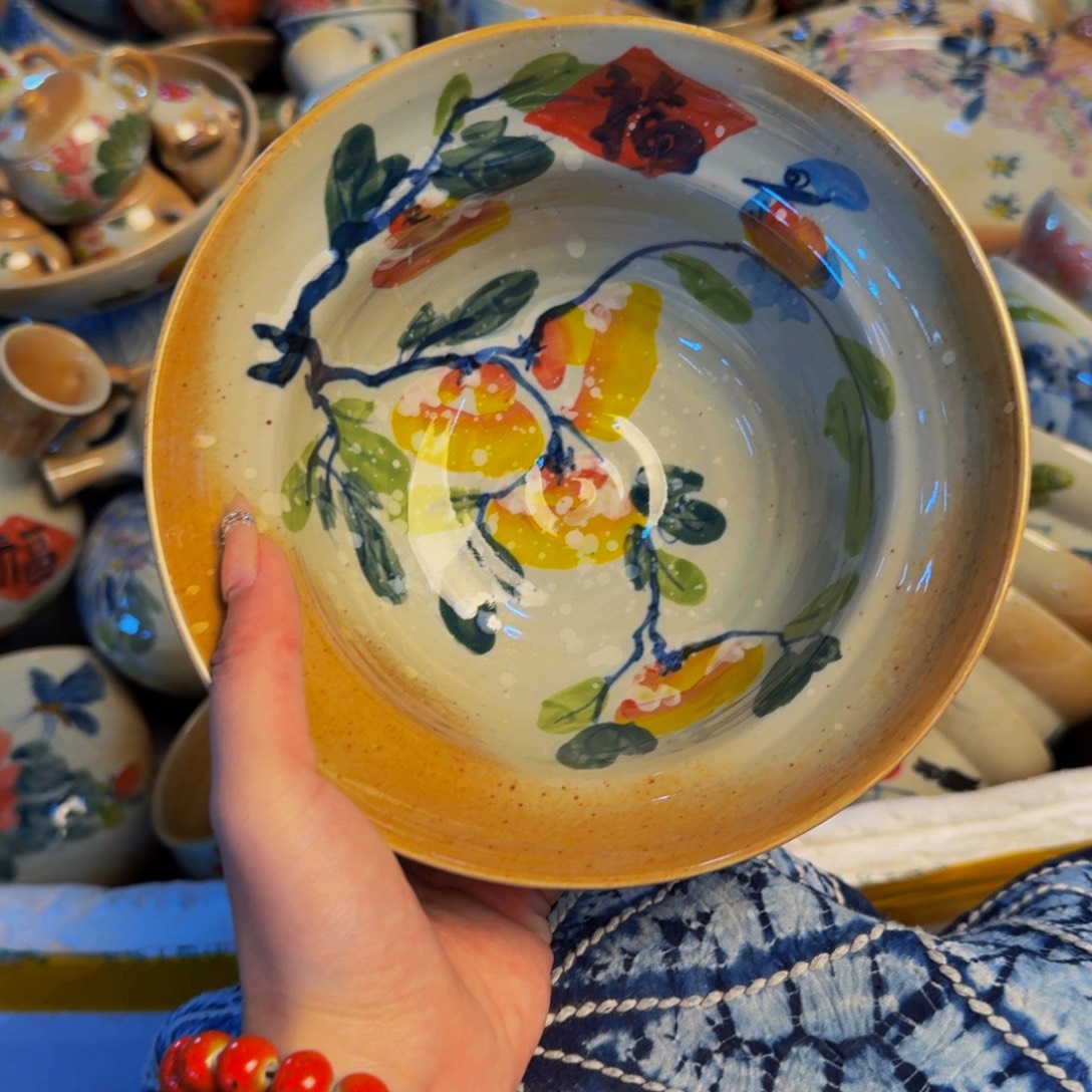 瓷片景德镇陶瓷手工手绘