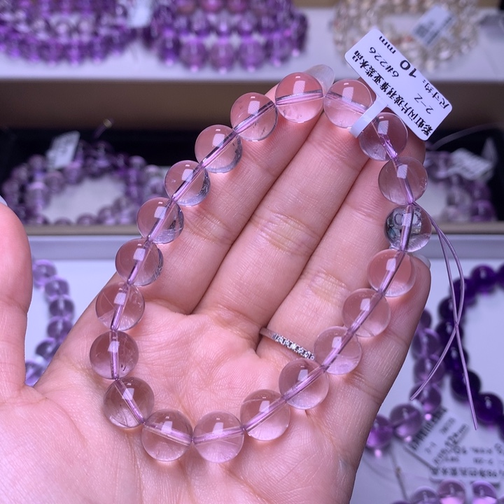 紫晶未镶嵌手链玻利维亚