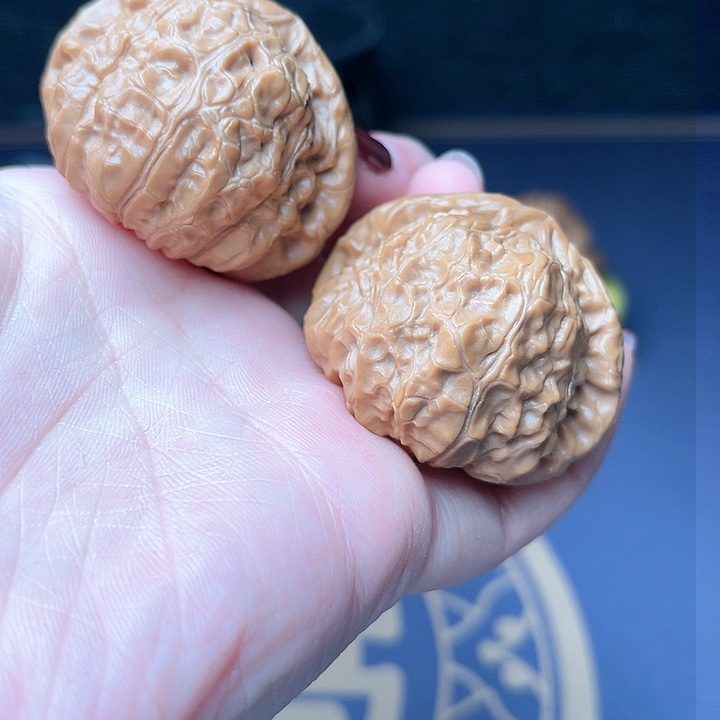 文玩核桃把件43南瓜墩