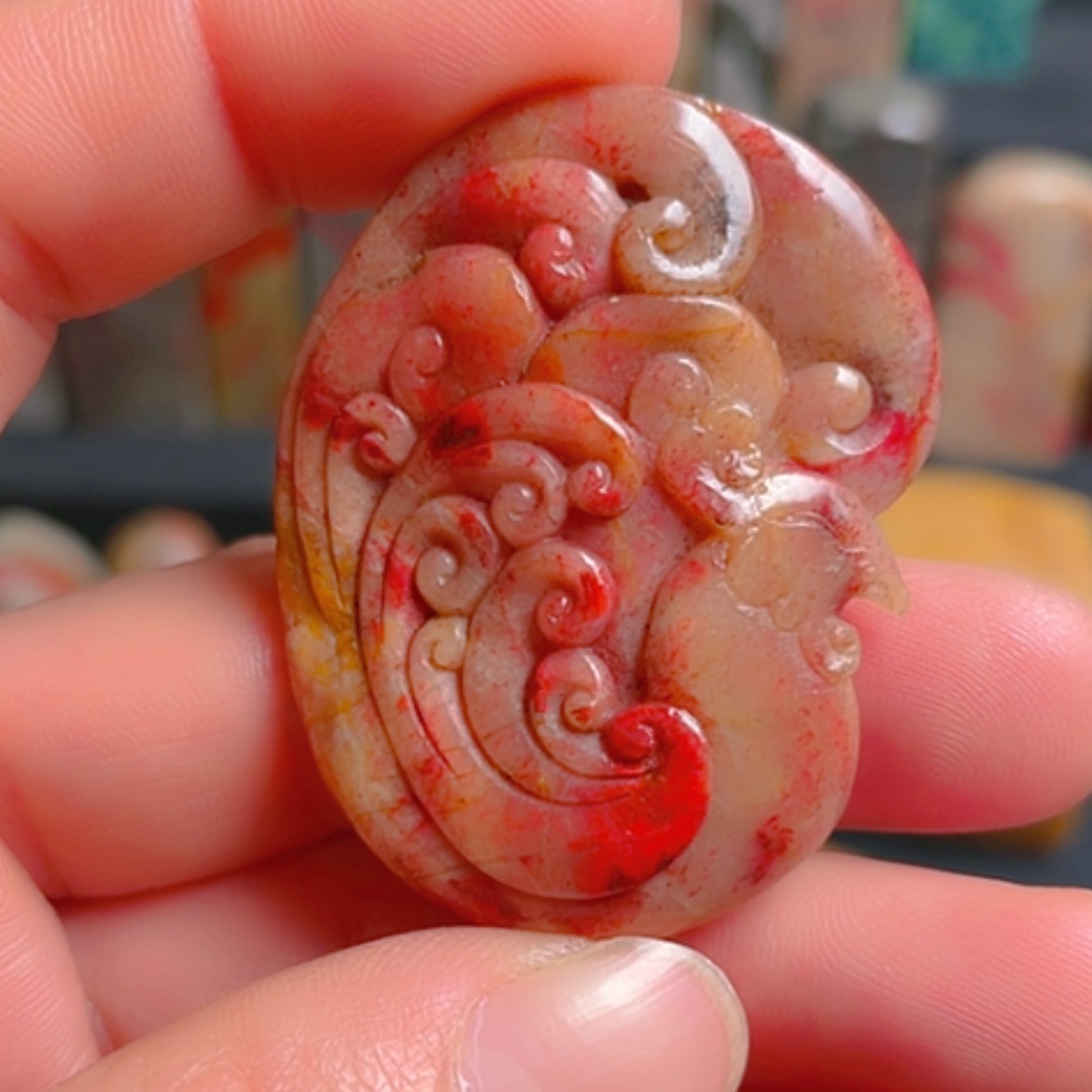 【闪购商品】昌化鸡血石昌化鸡血石挂件