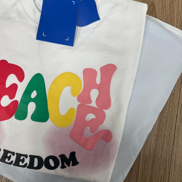 tea胸口印花短袖T恤