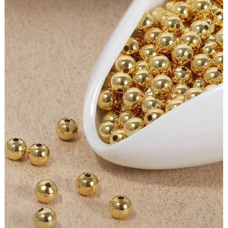 999足金光面金珠DIY（卡5）   多样性发货一件