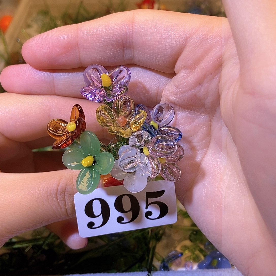 琉璃手工艺品995花瓶