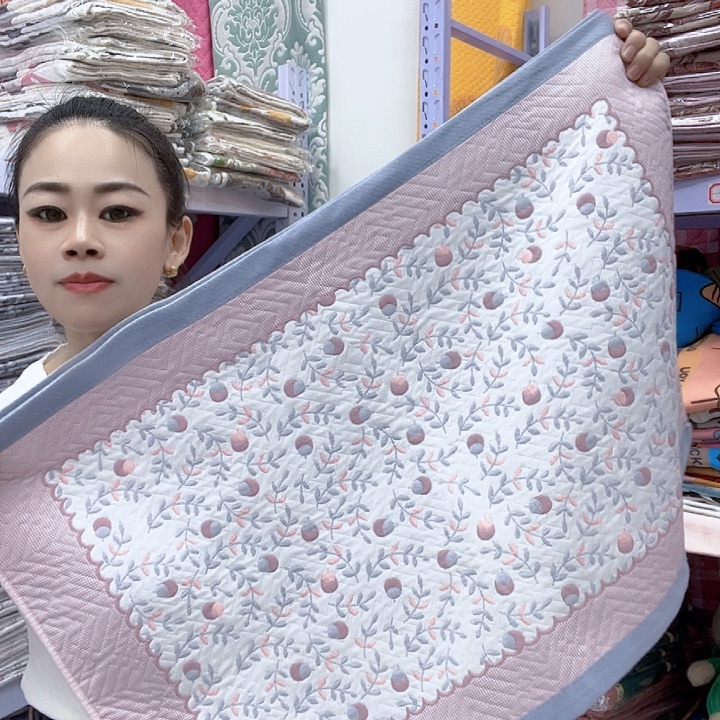 棉会紫色小樱桃纯棉