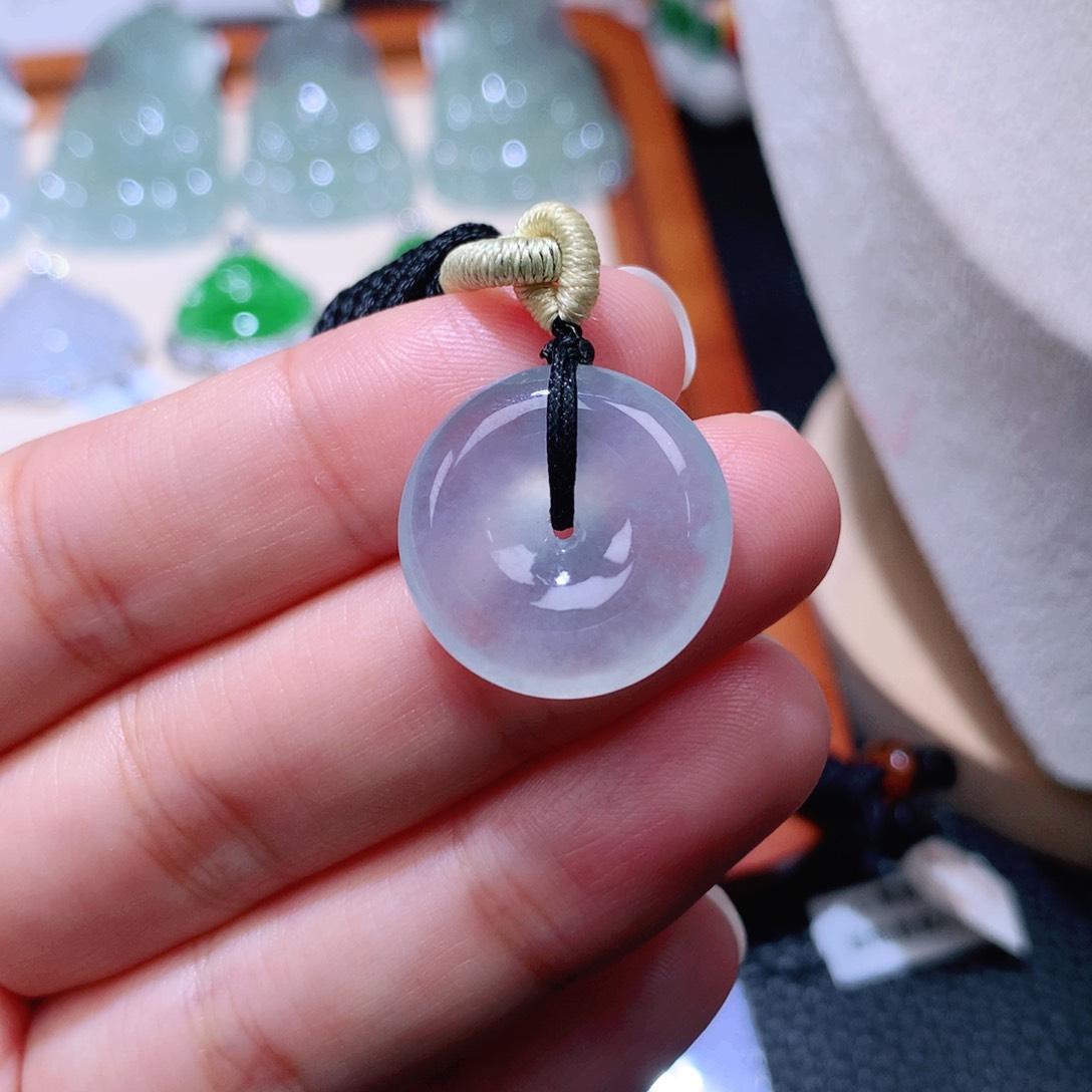 颈饰未镶嵌翡翠扣子20.2*5