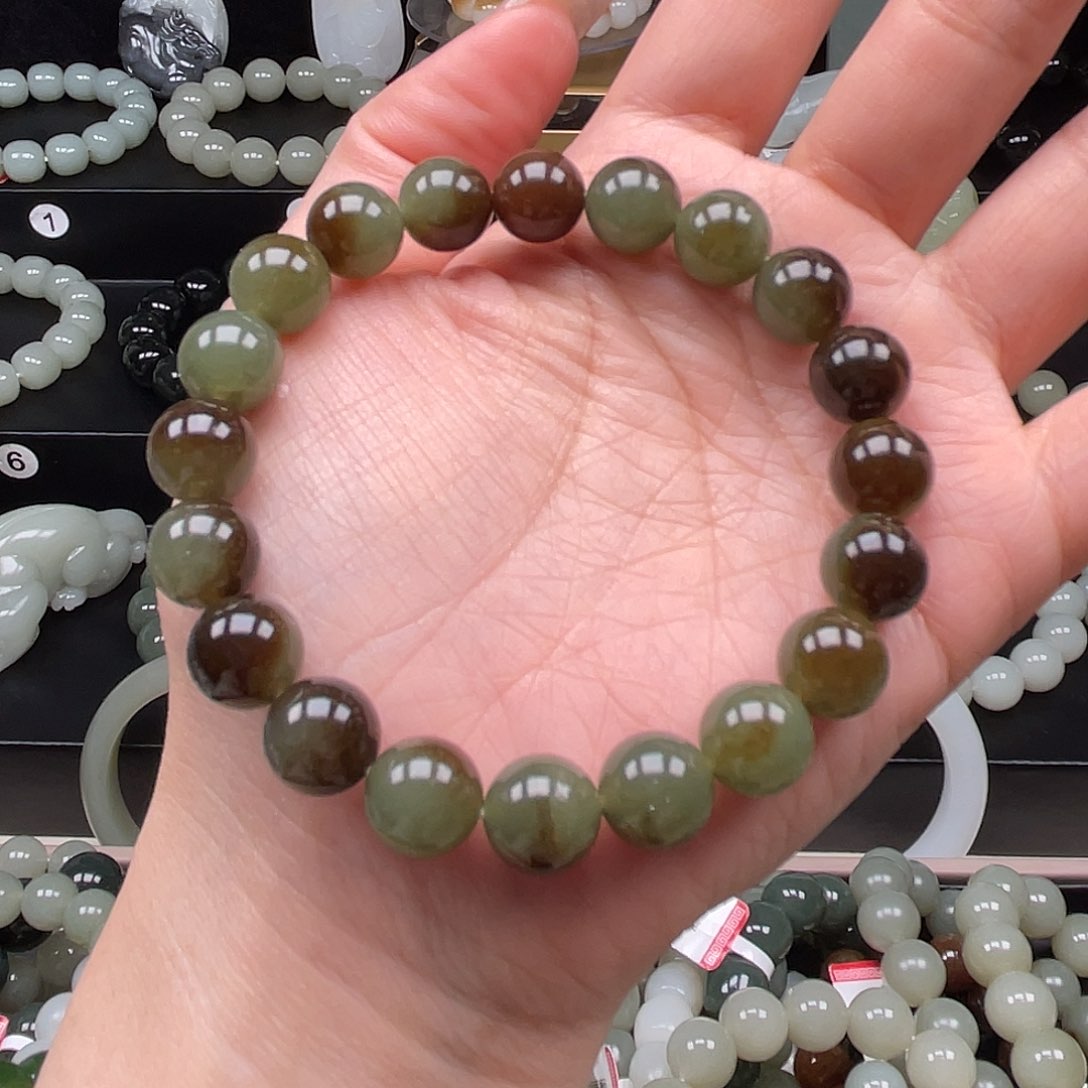 和田玉手串未镶嵌