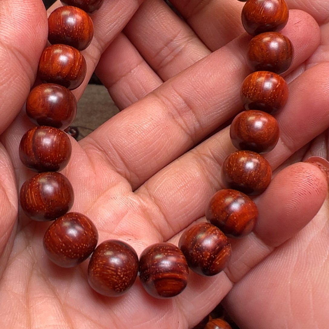 小***࿐檀香紫檀（小叶紫檀）手串1011极限弧