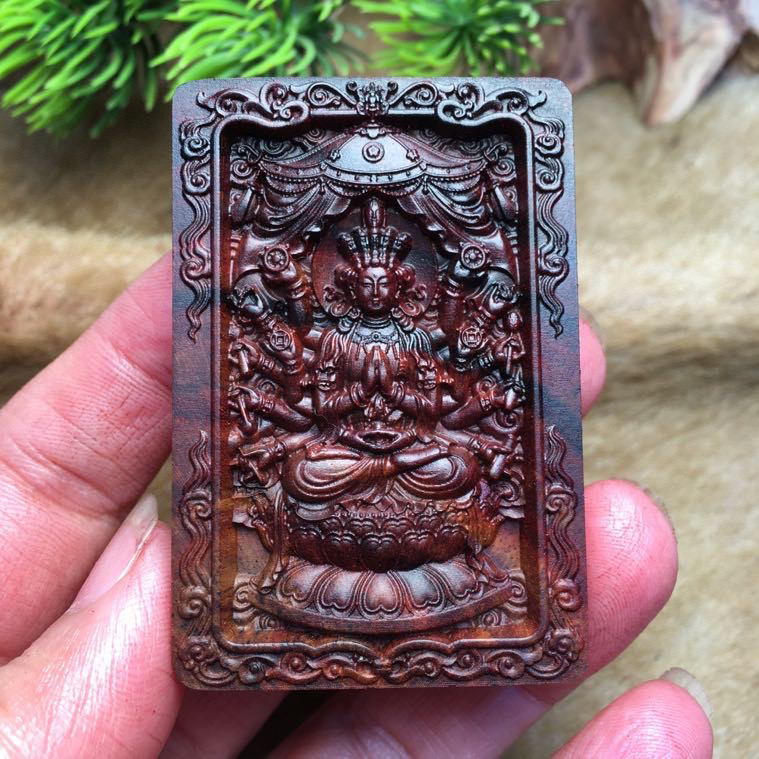 海南黄花梨 千手观音 鼠的守护神 461牌子