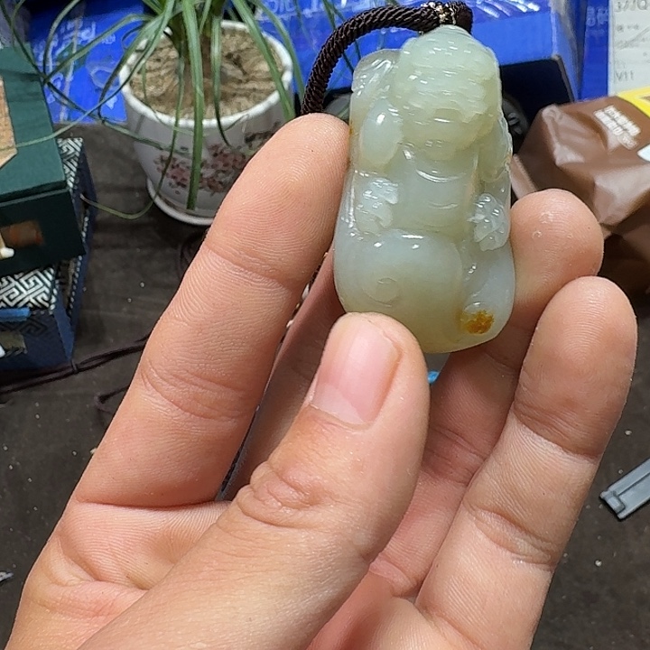 未镶嵌和田玉车挂