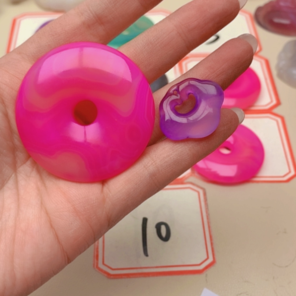 【闪购商品】未镶嵌玛瑙/玉髓珠宝半成品赵**子