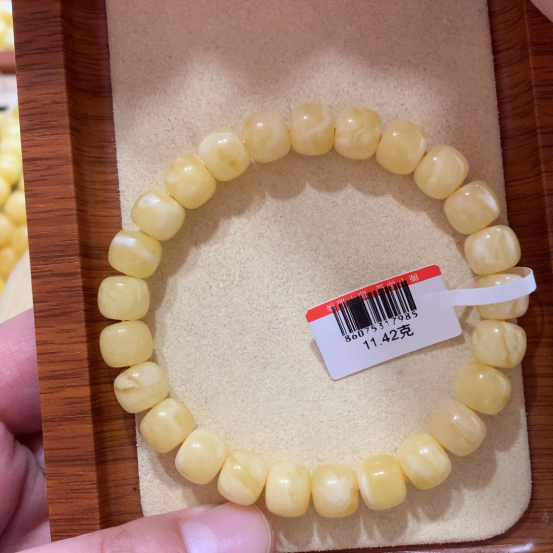 蜜蜡手链未镶嵌蜜蜡