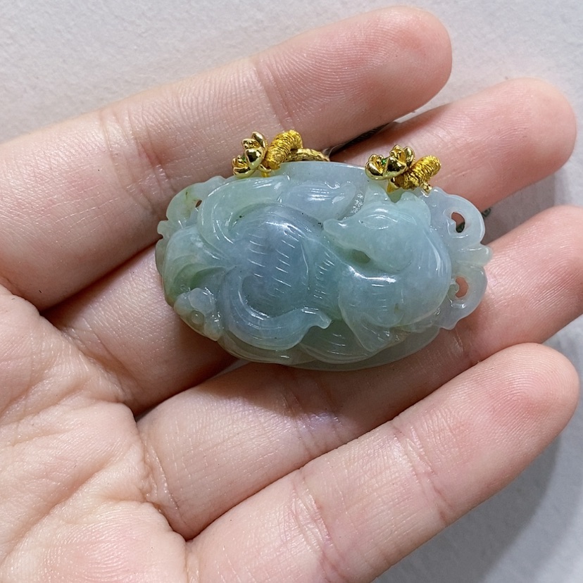 【闪购商品】翡翠未镶嵌颈饰