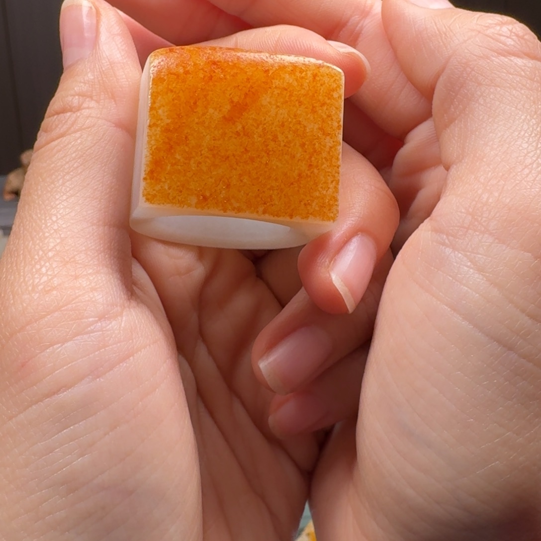 和田玉挂件未镶嵌远**叶