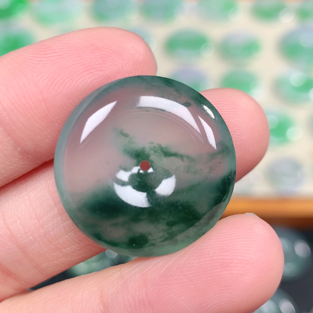 翡翠未镶嵌颈饰23.5-5.6