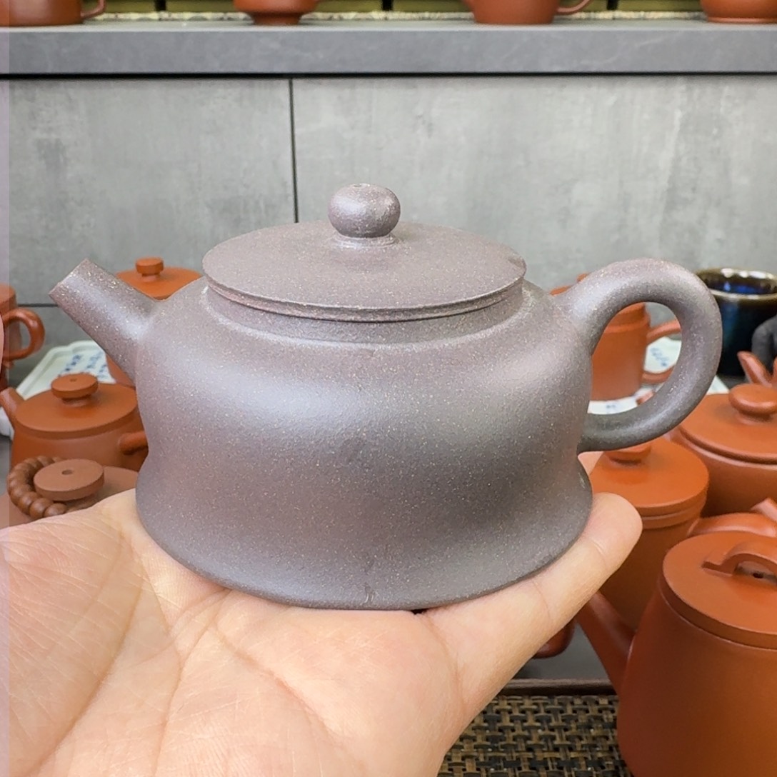 紫砂茶壶?*得微瑕天青曲钟