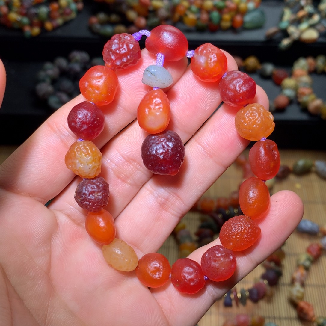 玛瑙/玉髓未镶嵌手链