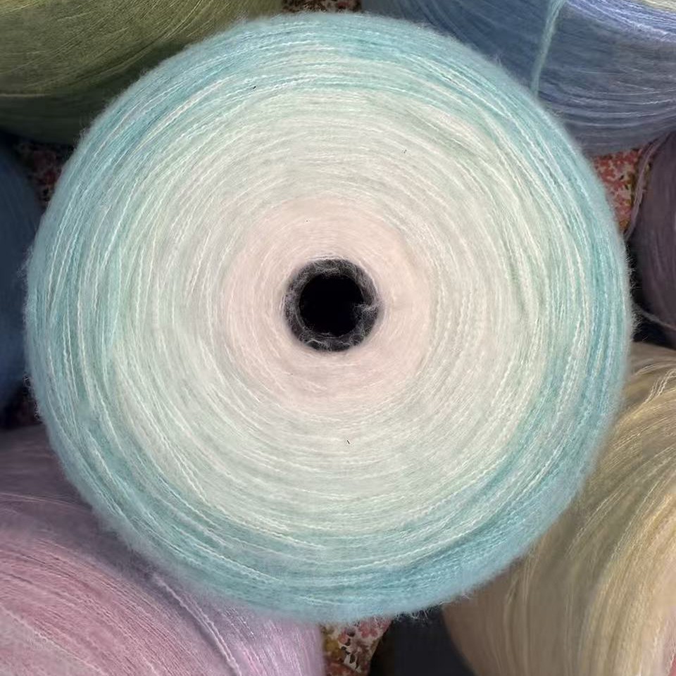 薄荷曼波四股鹿毛绒蛋糕线