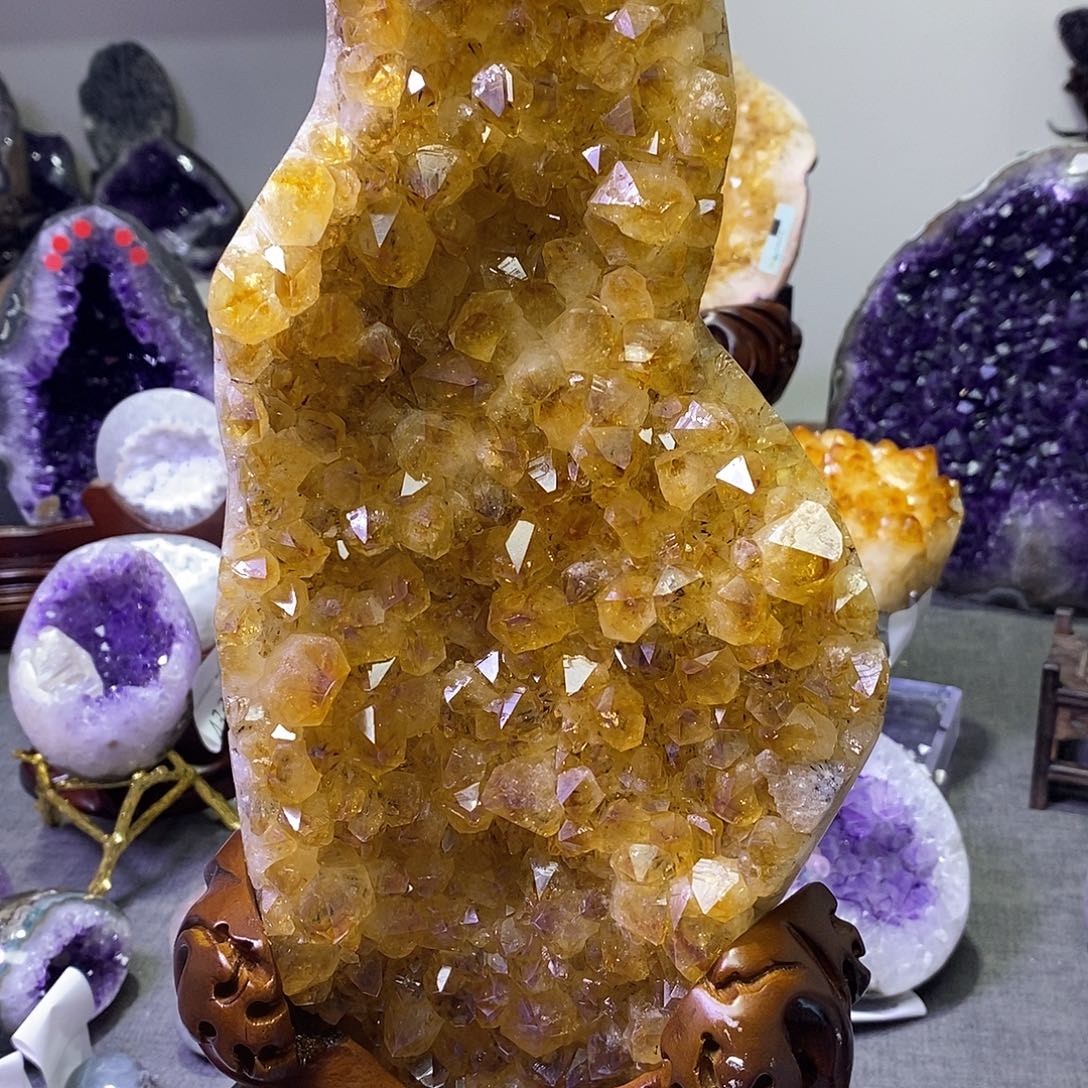 曲***卷珠宝半成品紫晶未镶嵌