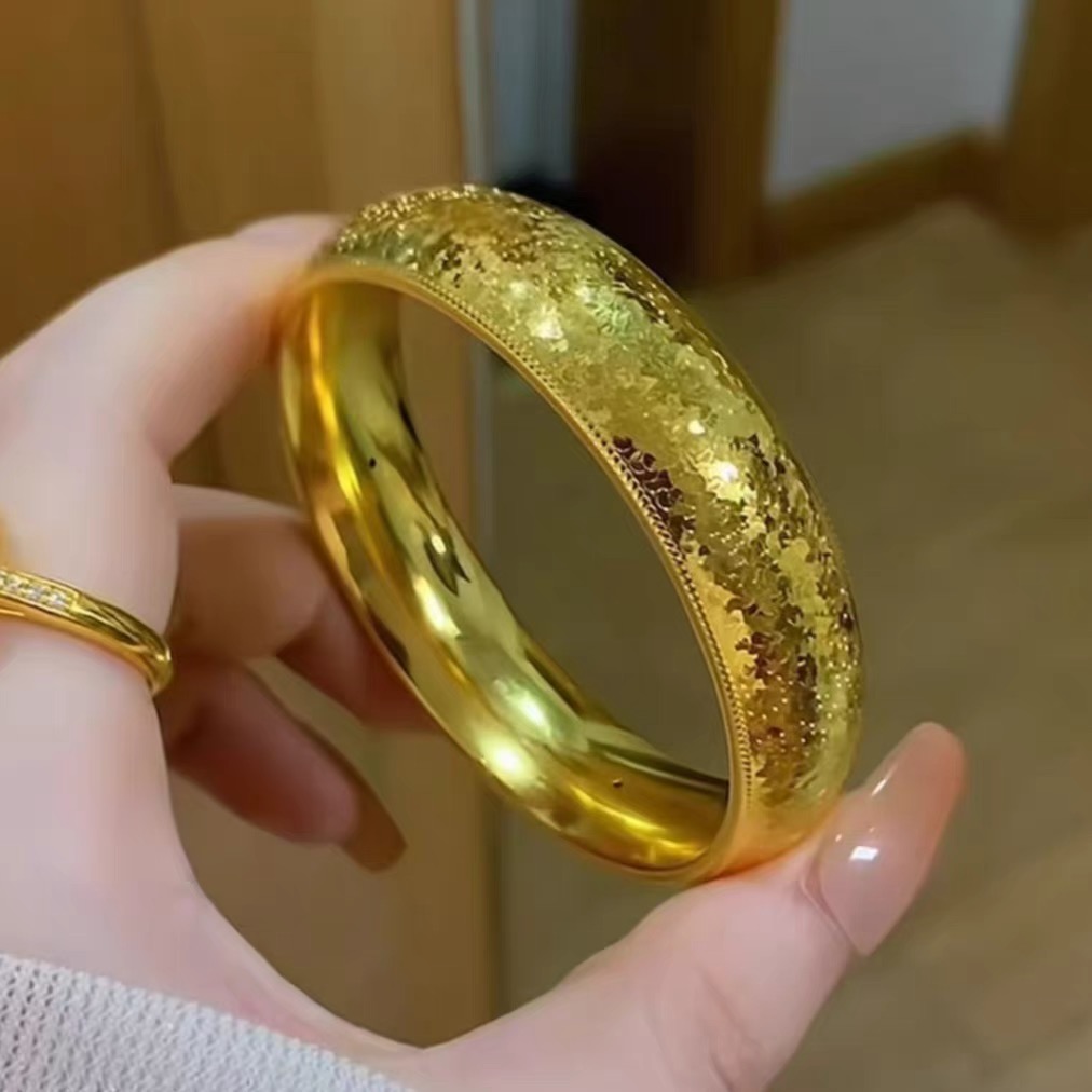  5875手镯轻奢精品 金色 女士手镯