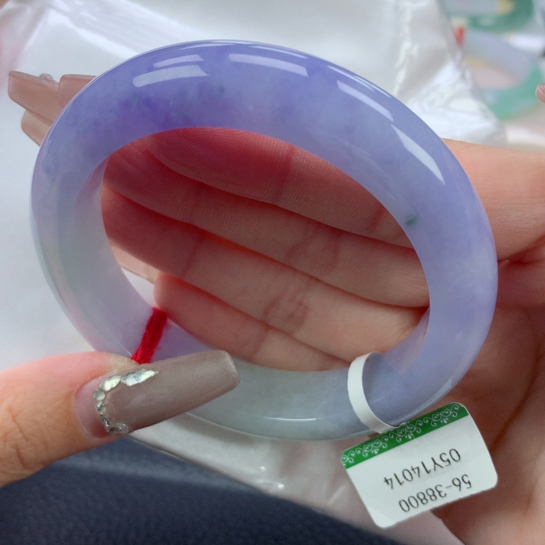 翡翠手镯未镶嵌56正圈