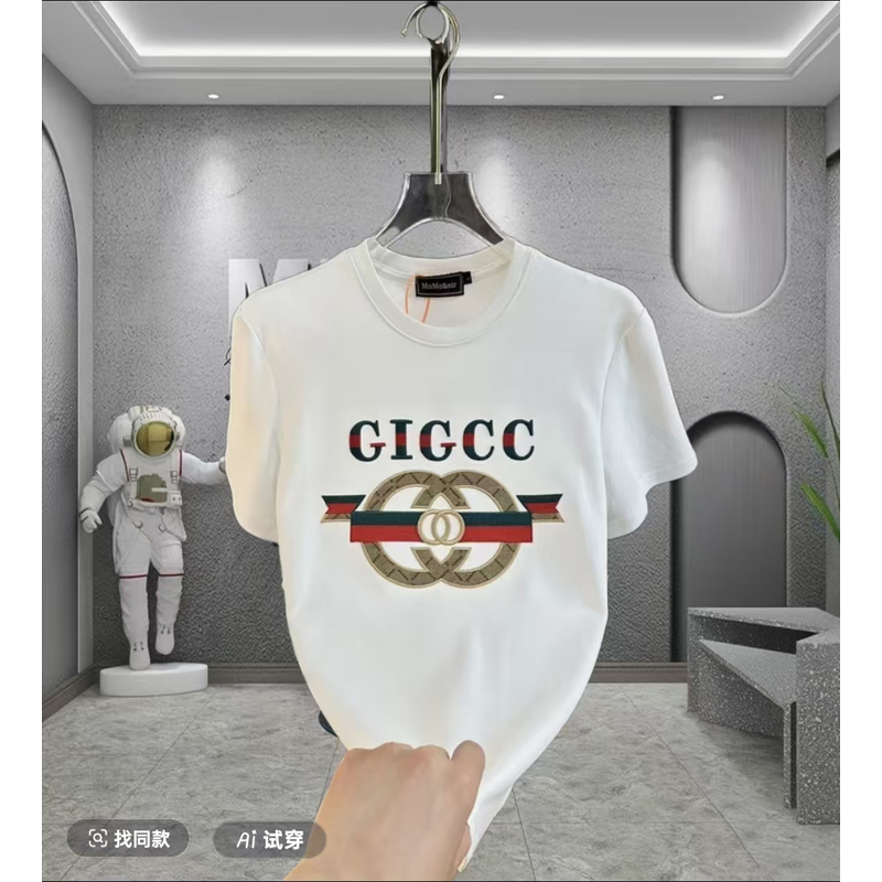 【一折大促福利】夏季潮牌男女同款百搭圆领T恤