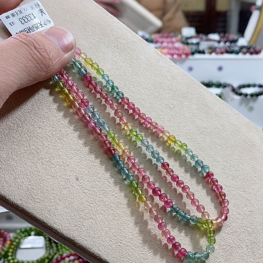 碧玺手链未镶嵌手链