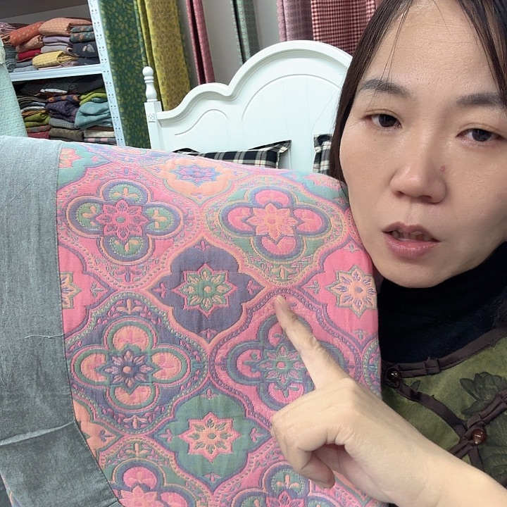 棉棉瑞拉粉净床盖床盖