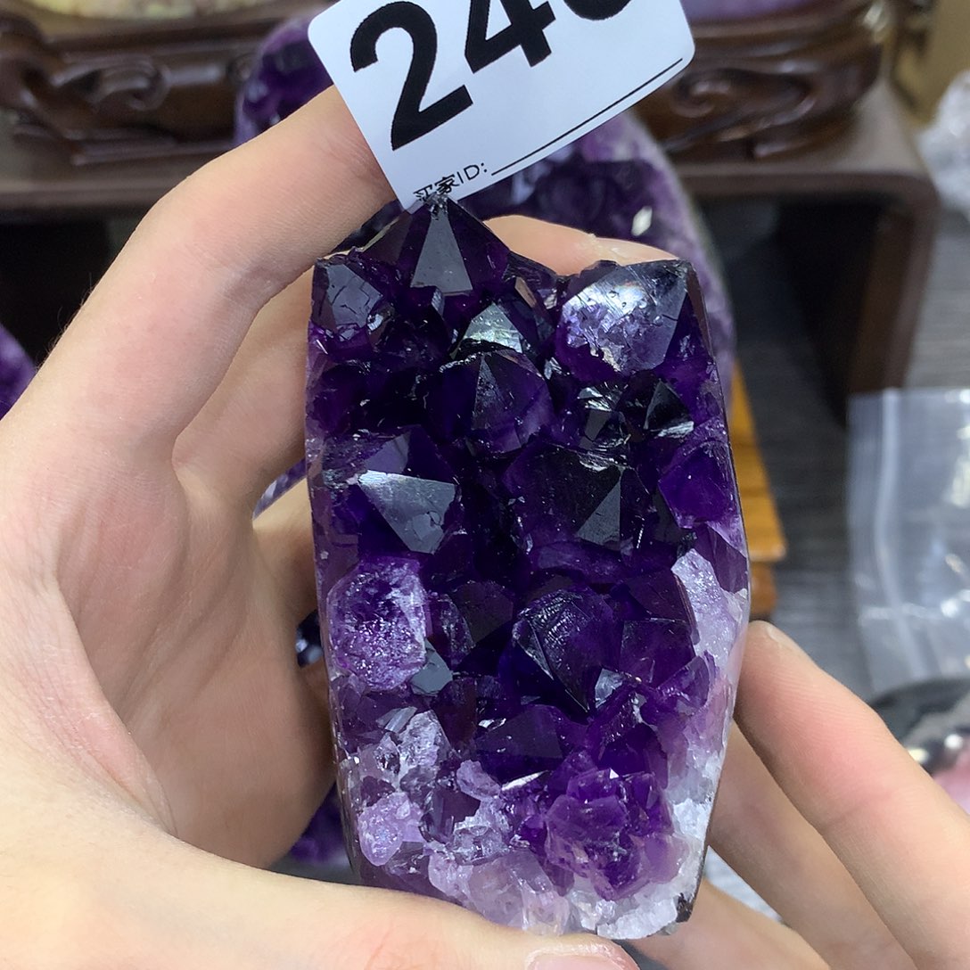 紫晶珠宝半成品未镶嵌246