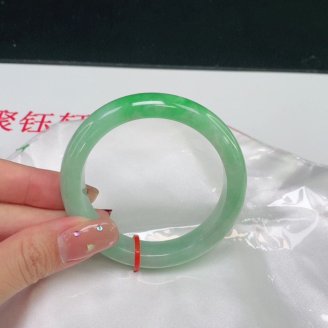 未镶嵌手镯翡翠天然翡翠A货437