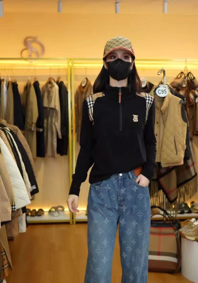 【024】双面暖姜绒高翻领卫衣设计秋冬必备