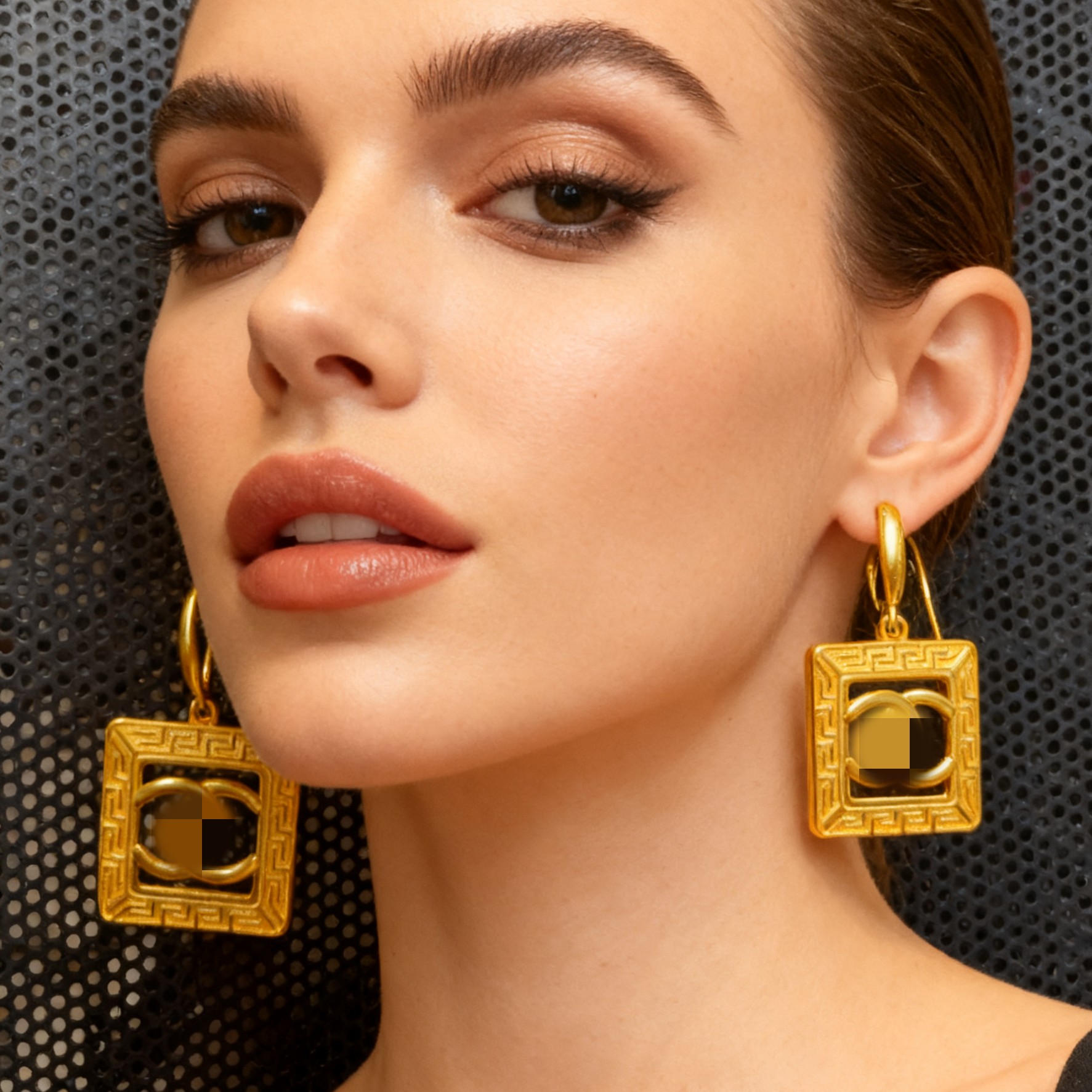 铜合金耳饰  ks4021义乌一手发货耳环金色气质时尚简约