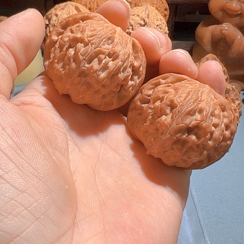 文玩核桃把件?*城磨盘42