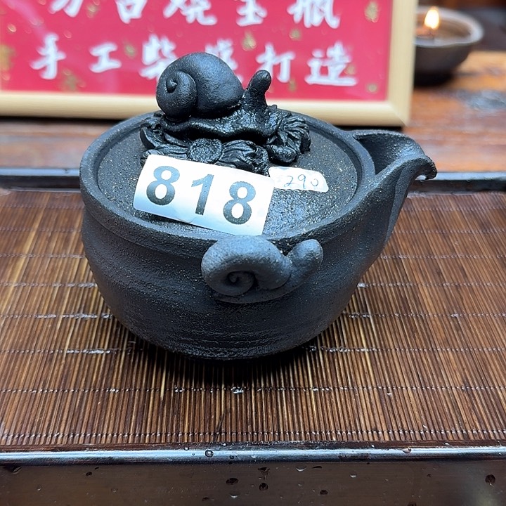 纯手工制作粗陶茶具