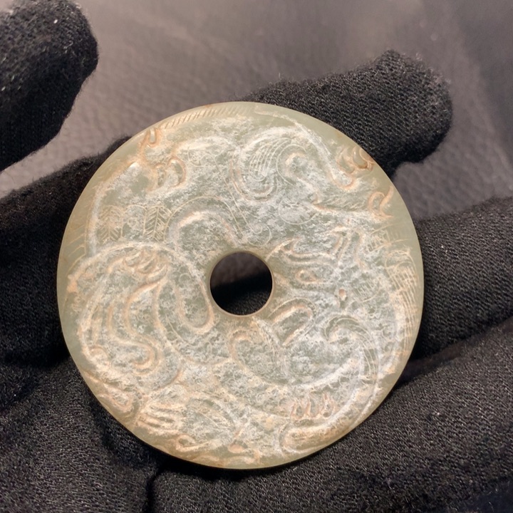 和田玉挂件未镶嵌青****音